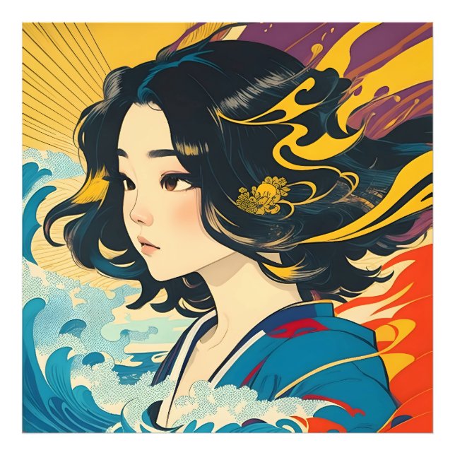 Eine junge vietnamesische Frau Fotodruck (Vorne)