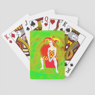 Eine Jungkönigin Spielkarten