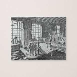 Eine Kabinettswerkstatt, aus der "Enzyklopädie" Puzzle