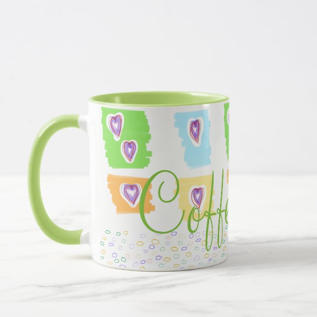 Eine Kaffee-Liebe-Tasse Tasse (Links)