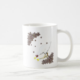 Eine Kaffee-Tasse für Hühner und Küken Kaffeetasse