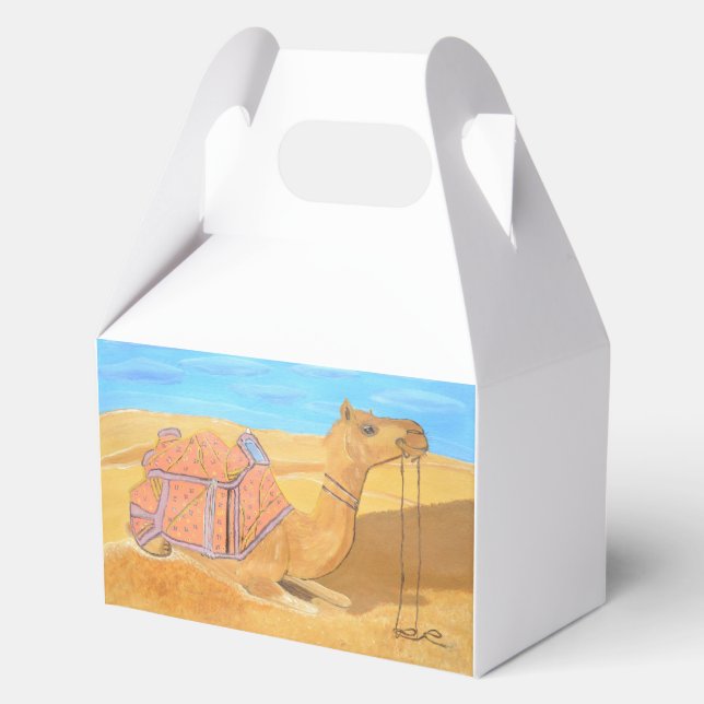 Eine Kamelfavorisierbox Geschenkschachtel (Vorderseite)