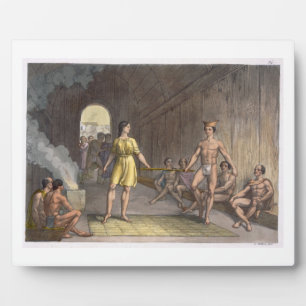 Eine kanadische Hochzeitszeremonie aus "Le Cost" Fotoplatte