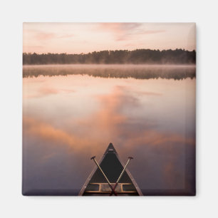 Eine Kanufahrt Erholung am Ufer des Pawtuckaway La Magnet