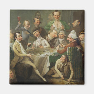 Eine Karikatur-Gruppe, c.1776 (Öl auf Leinwand) Magnet