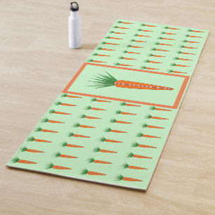 Eine Karotte für den Weihnachtsbaum Yogamatte