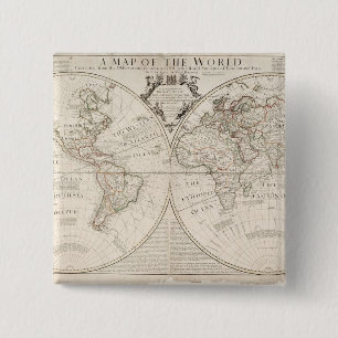 Eine Karte der Welt Button