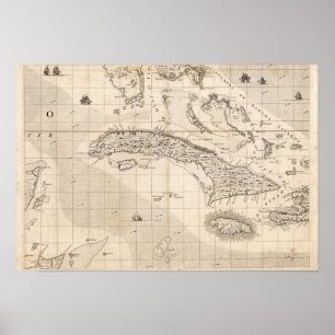 Eine Karte des Britischen Imperiums in Poster