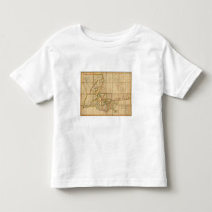 Eine Karte des Staat von Louisiana Kleinkind T-shirt