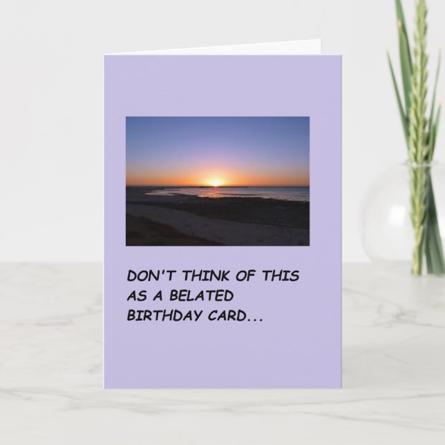 Eine Karte, die sagt, dass es mir leid tut, dass i Karte (Vorderseite)