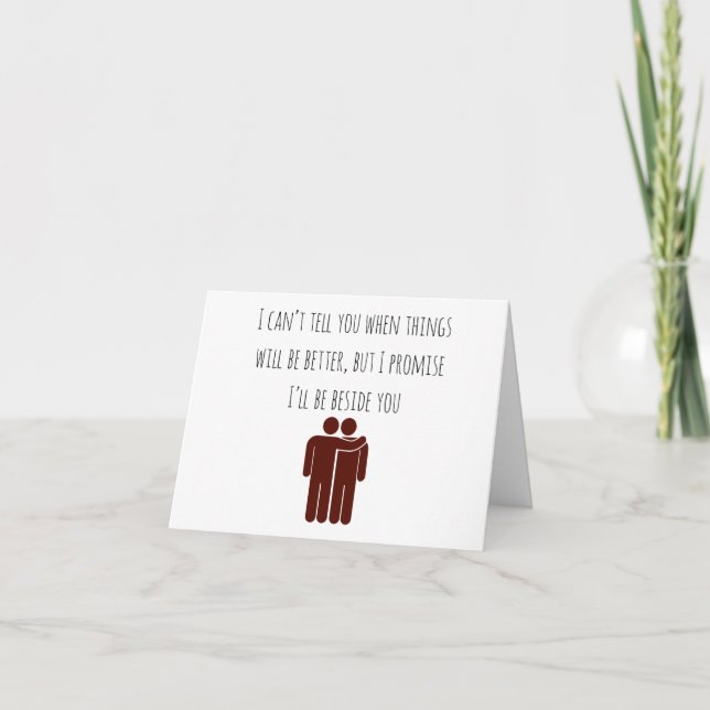 Eine Karte für den Fall, dass Sie nicht wissen, wa (Vorderseite)