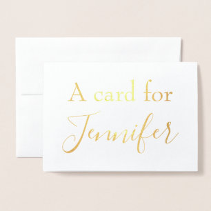 Eine Karte für einen geliebten Menschen