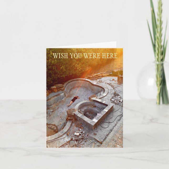 Eine Karte für jeder Anlass. Außer Beerdigungen. (Vorderseite)