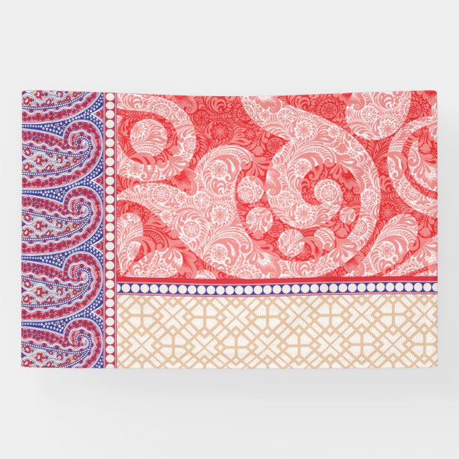 eine Karte mit rotem Herz Banner (Horizontal)