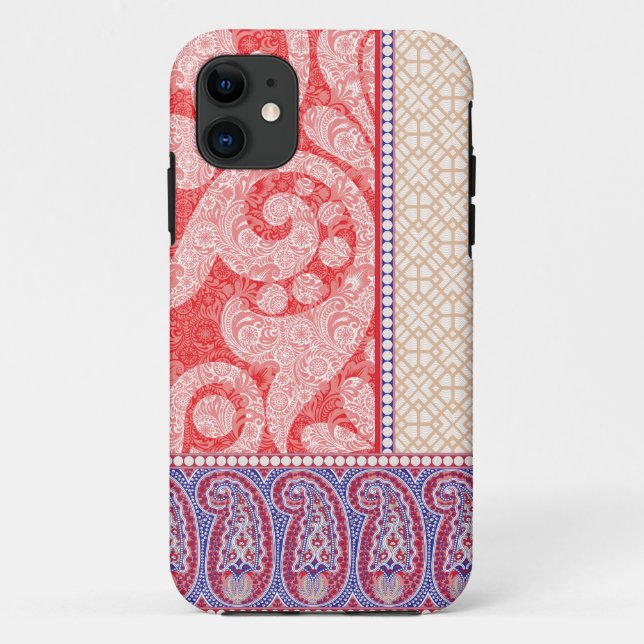 eine Karte mit rotem Herz Case-Mate iPhone Hülle (Rückseite)