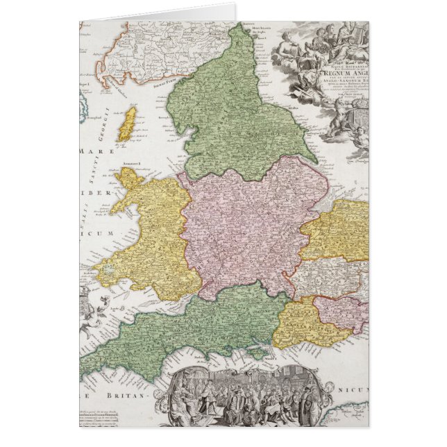 Eine Karte von England | 1760 (Vorne)