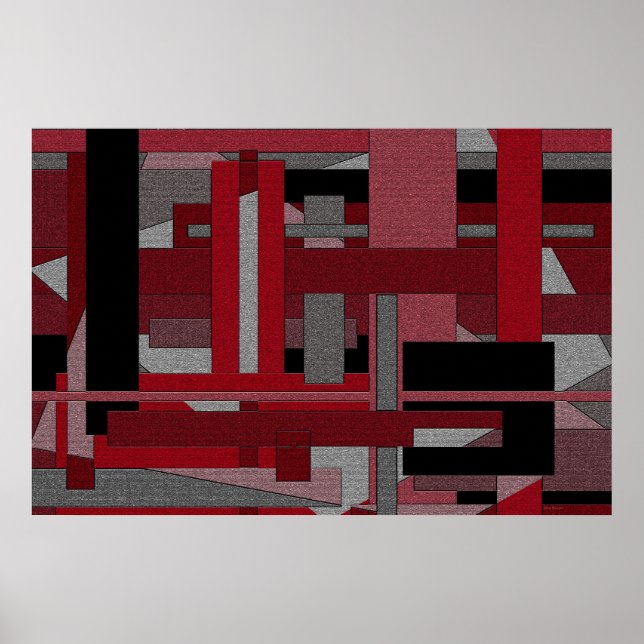 Eine kartographische Touch 36 x 24 Poster (Vorne)