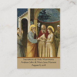 Eine katholische visitenkarte