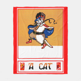 Eine Katze Fleecedecke