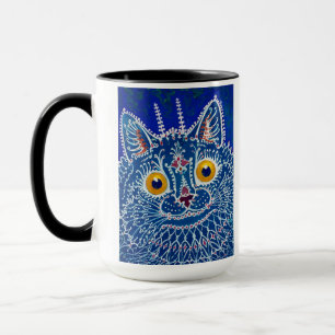 Eine Katze im gotischen Stil von Louis Wain Tasse