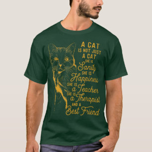 Eine Katze ist nicht nur eine Katze, die sich über T-Shirt
