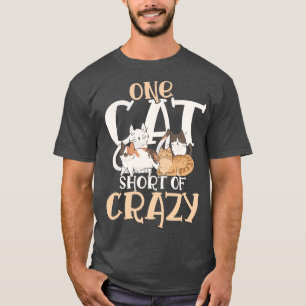 Eine Katze kurz T-Shirt