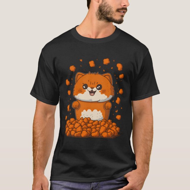Eine Katze mit Kater-Hosen auf dem Kopf und Pfoten T-Shirt (Vorderseite)