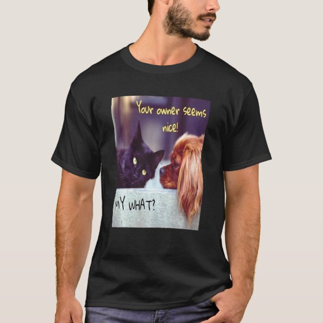 Eine Katze wird nie besessen Frag einen Cocker Spa T-Shirt (Vorderseite)