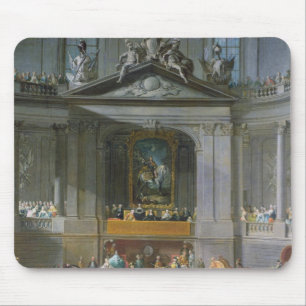 Eine Kavalkade in der Winter-Reitschule Mousepad