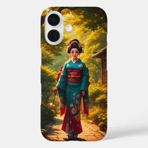 Eine Kimono-Strahlung iPhone 16 Hülle