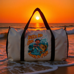 Eine kindliche Fischleidenschaft Duffle Bag