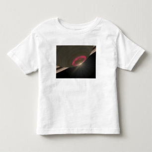Eine Kirsche-rote Aurora Kleinkind T-shirt
