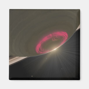 Eine Kirsche-rote Aurora Magnet