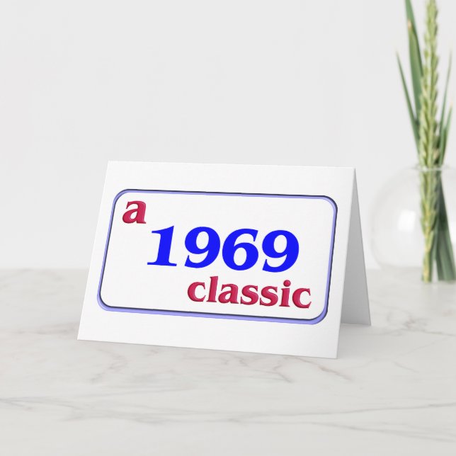 Eine Klassik von 1969! Karte (Vorderseite)