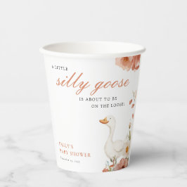 Eine kleine Alberne Gänsehinderdusche Pappbecher