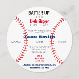 Eine kleine Baby-Dusche für das Gepäck Einladung