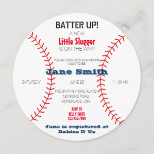 Eine kleine Baby-Dusche für das Gepäck Einladung