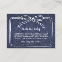 Eine kleine Baby-Strampelhose aus Jeansstoff - Bab