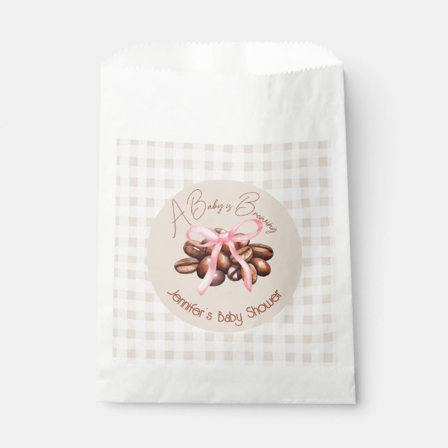 Eine kleine Bean braut Geschenktütchen (Vorderseite)