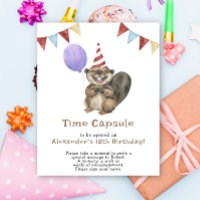 Eine kleine Biber-Zeitkapsel zum 1. Geburtstag