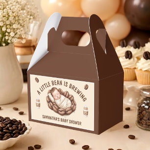 Eine kleine Bohne braut Kaffee Baby Shower Geschenkschachtel