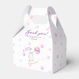 Eine kleine Boo Autumn Baby Dusche Gefälligkeitsbo Geschenkschachtel