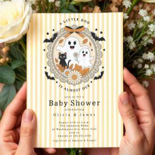 Eine kleine Boo Baby Dusche Einladung