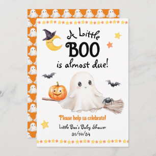 Eine kleine Boo-Baby-Dusche Halloween Einladung