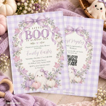 Eine kleine Boo-Baby-Party Lila Coquette QR