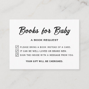 Eine kleine Boo-Babydusche Cool bringen Sie bitte  Begleitkarte