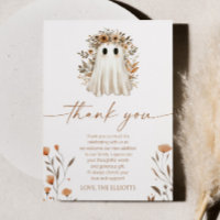 Eine kleine Boo Boho Ghost Wildblume Kinderdusche
