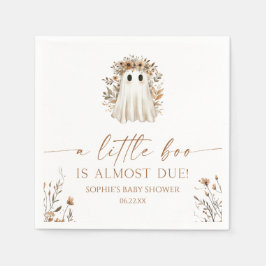 Eine kleine Boo Boho Ghost Wildblume Kinderdusche Serviette