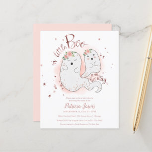 Eine kleine Boo Budget Girl Dusche Einladung