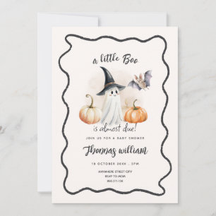 Eine kleine Boo-Geister-Babyshower-Einladung Einladung